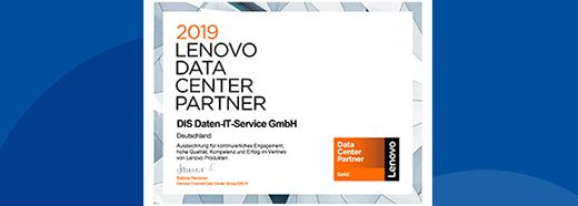 Lenovo Data Center Partner Auszeichnung.